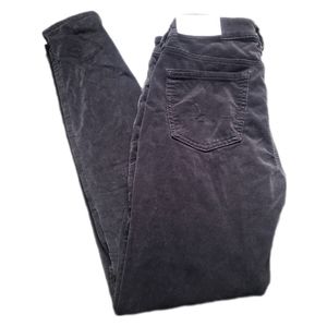 American Eagle Black Corduroy Hi-Rise Super Stretch Jegging Sz 4 27W NWT!